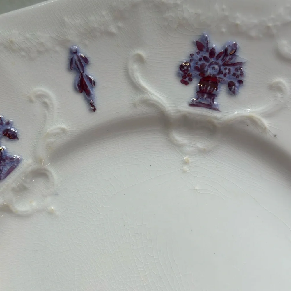 Vintage Adderley Blue Chelsea Fine Bone China plate
